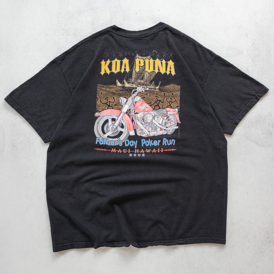 Vintage 2003 Koa Puna Hawaii Biker Tee - XL