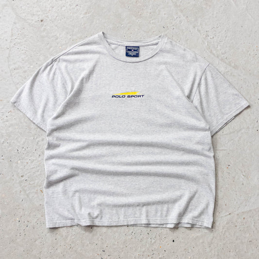Polo Sport Embroidered Spellout Tee - 90s (M)