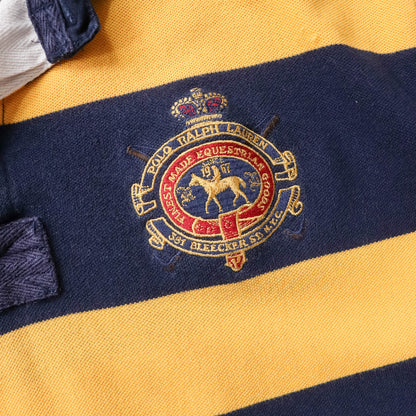 Polo Ralph Lauren New York Striped Rugby Shirt - 2000s (XL)