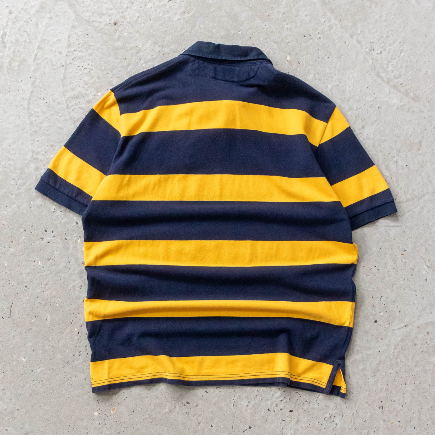 Polo Ralph Lauren New York Striped Rugby Shirt - 2000s (XL)
