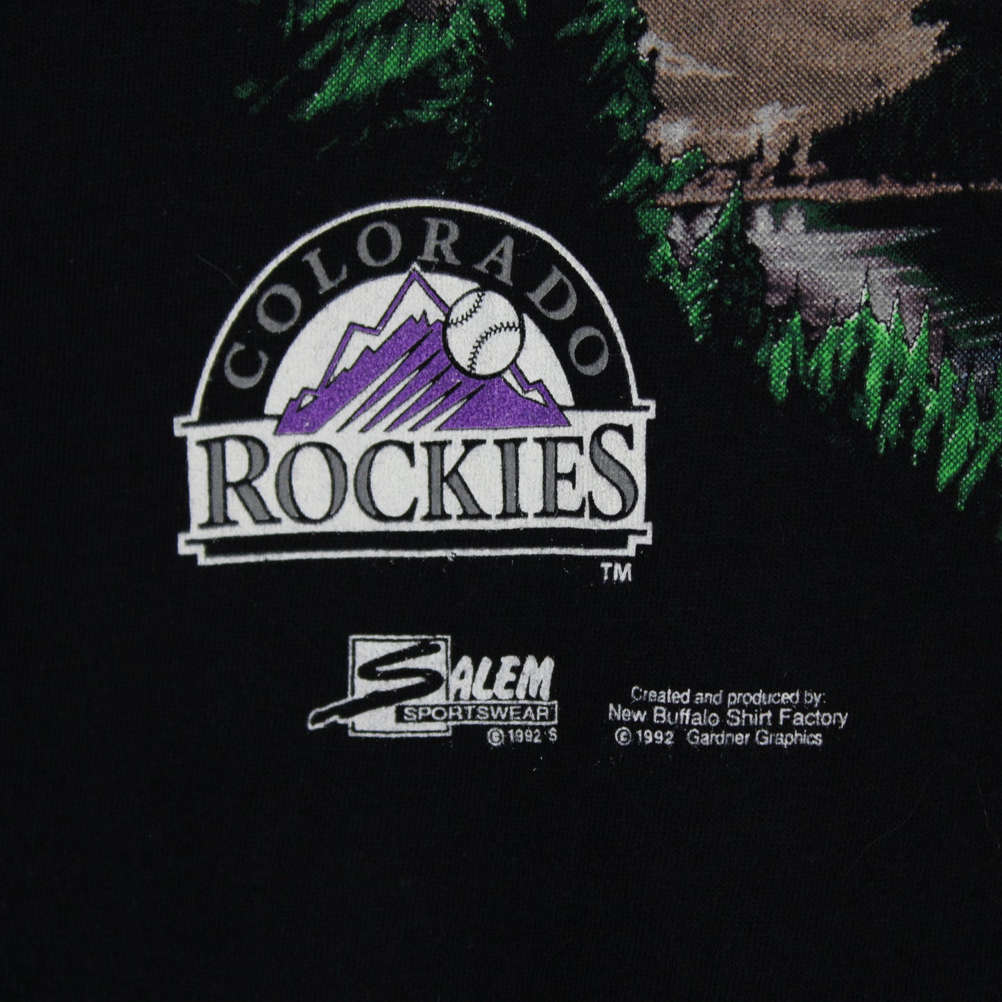 Vintage 1992 Colorado Rockies MLB Tee - L