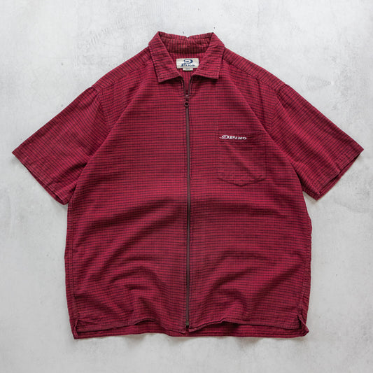 Vintage 90s Piko Surf Zip-Up Shirt - L