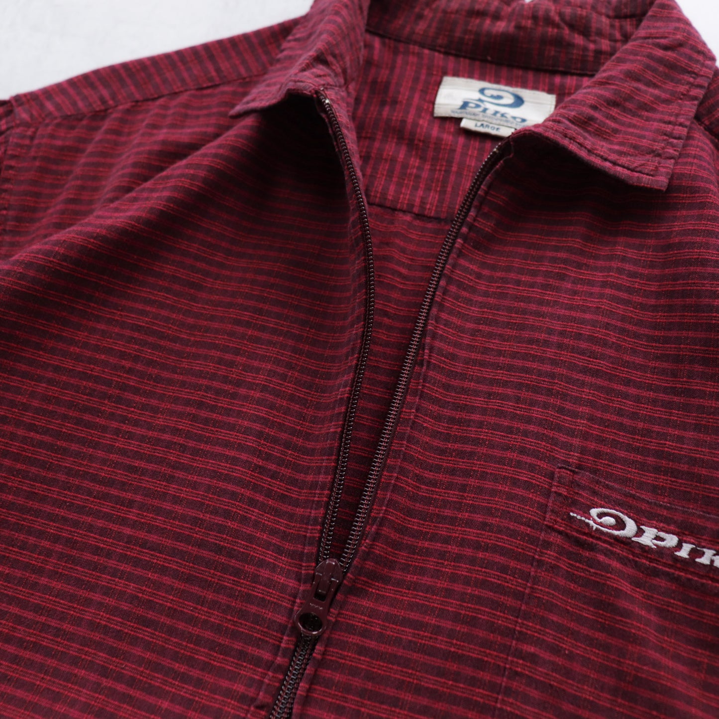 Vintage 90s Piko Surf Zip-Up Shirt - L