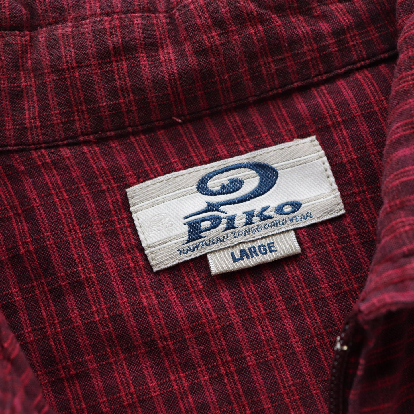 Vintage 90s Piko Surf Zip-Up Shirt - L