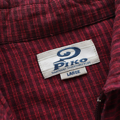 Vintage 90s Piko Surf Zip-Up Shirt - L
