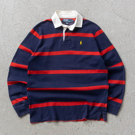 Polo Ralph Lauren Striped Rugby Shirt - 90s (S)