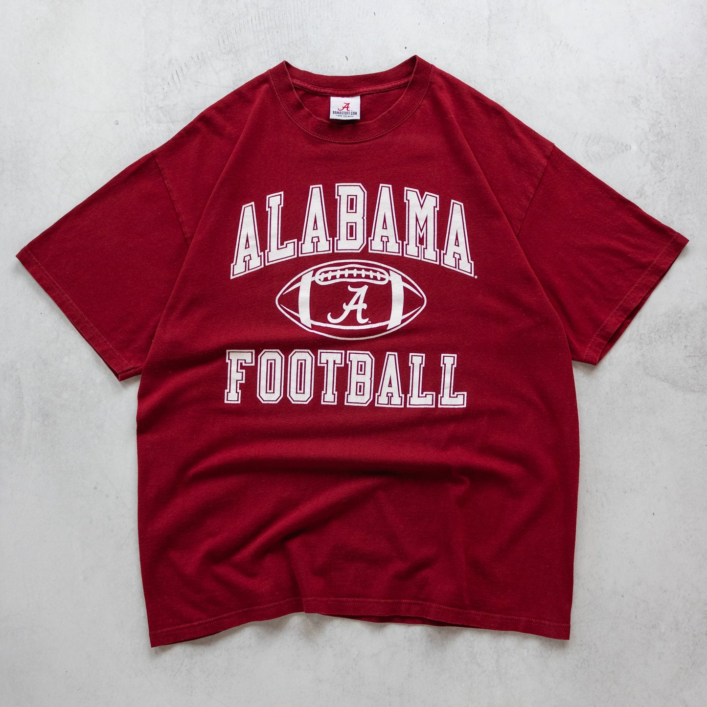 Vintage 90s Alabama Crimson Tide NCAA Football Tee - XL