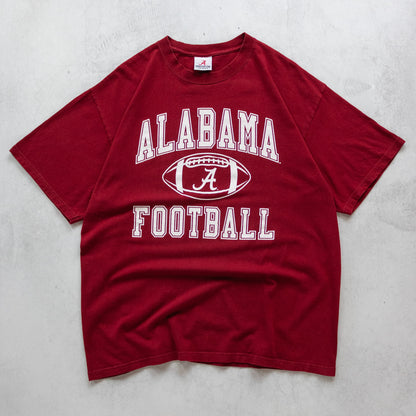 Vintage 90s Alabama Crimson Tide NCAA Football Tee - XL