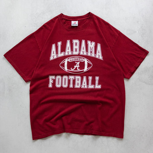 Vintage 90s Alabama Crimson Tide NCAA Football Tee - XL