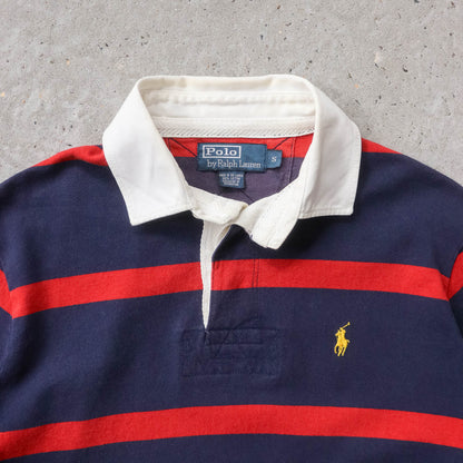 Polo Ralph Lauren Striped Rugby Shirt - 90s (S)