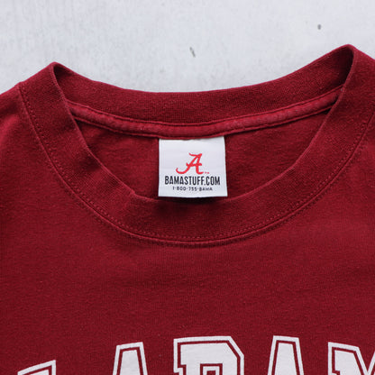 Vintage 90s Alabama Crimson Tide NCAA Football Tee - XL