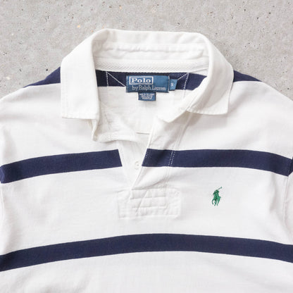 Polo Ralph Lauren Striped Rugby Shirt - 90s (S)