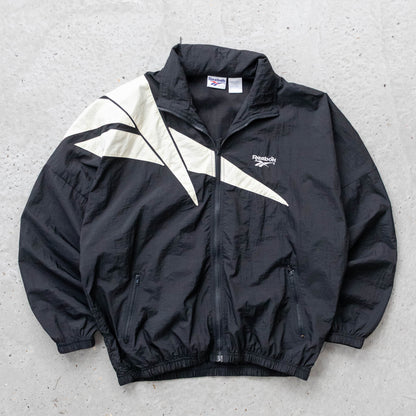 Reebok Big Logo Windbreaker Jacket - 90s (L)