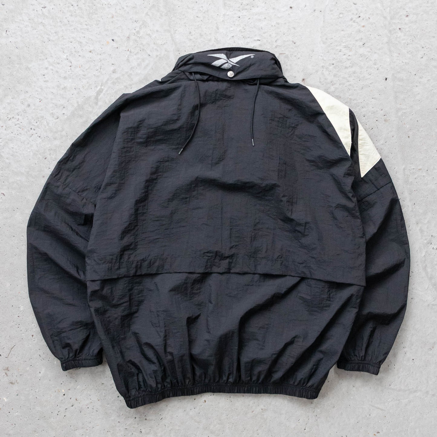 Reebok Big Logo Windbreaker Jacket - 90s (L)