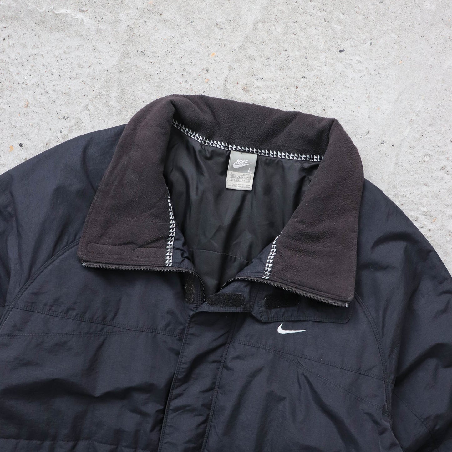 Nike Big Swoosh Cargo Puffer Jacket - 2000s (L)