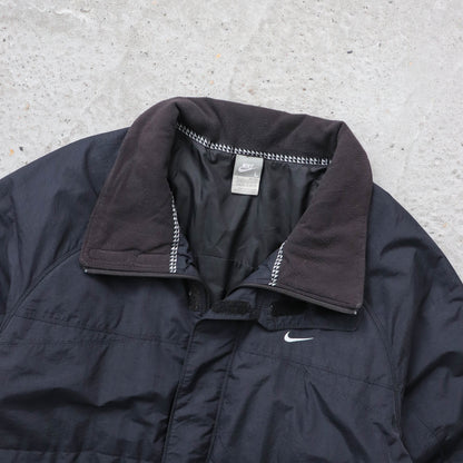 Nike Big Swoosh Cargo Puffer Jacket - 2000s (L)