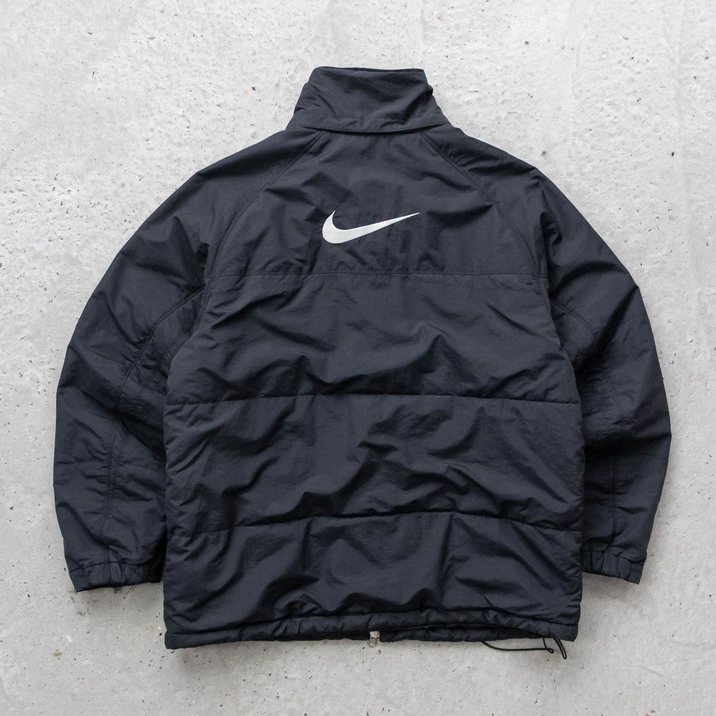 Nike Big Swoosh Cargo Puffer Jacket - 2000s (L)