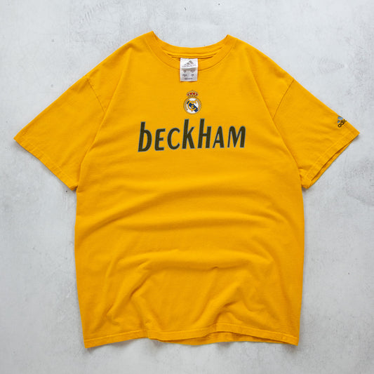 Vintage 2005 David Beckham Real Madrid Adidas Tee - S
