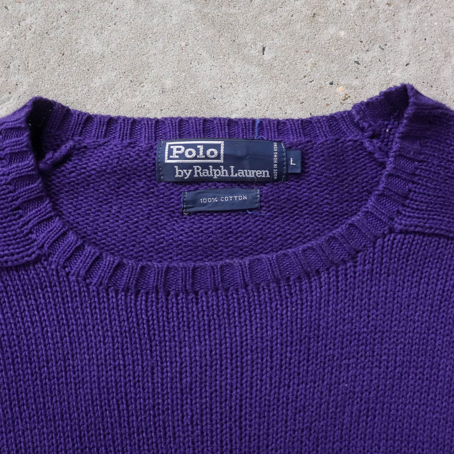 Polo Ralph Lauren Knit Sweater - 90s (L)