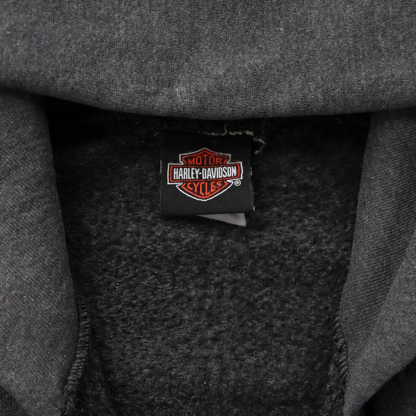 Harley Davidson Flames Zip-Up Hoodie - 90s (XL)