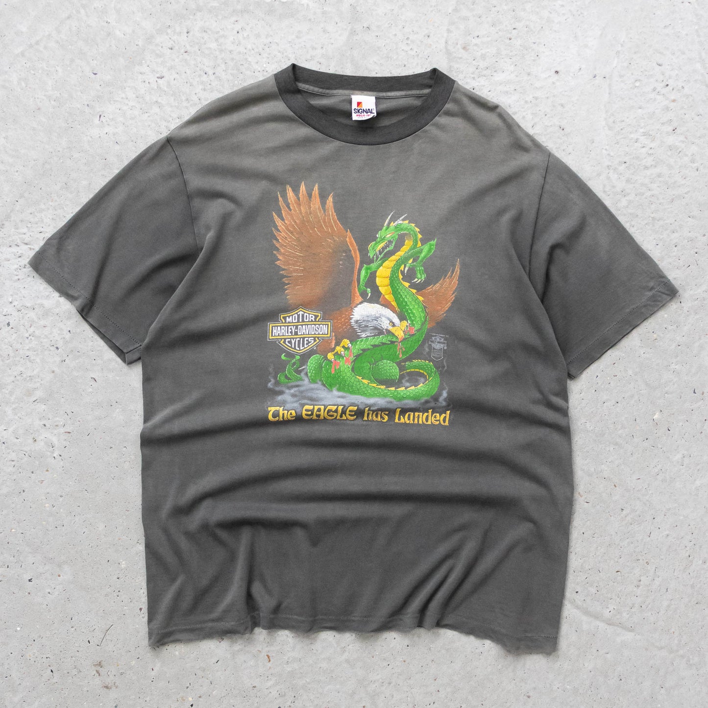 Harley Davidson 'The Eagle Has Landed' Tee - 1986 (XXL)