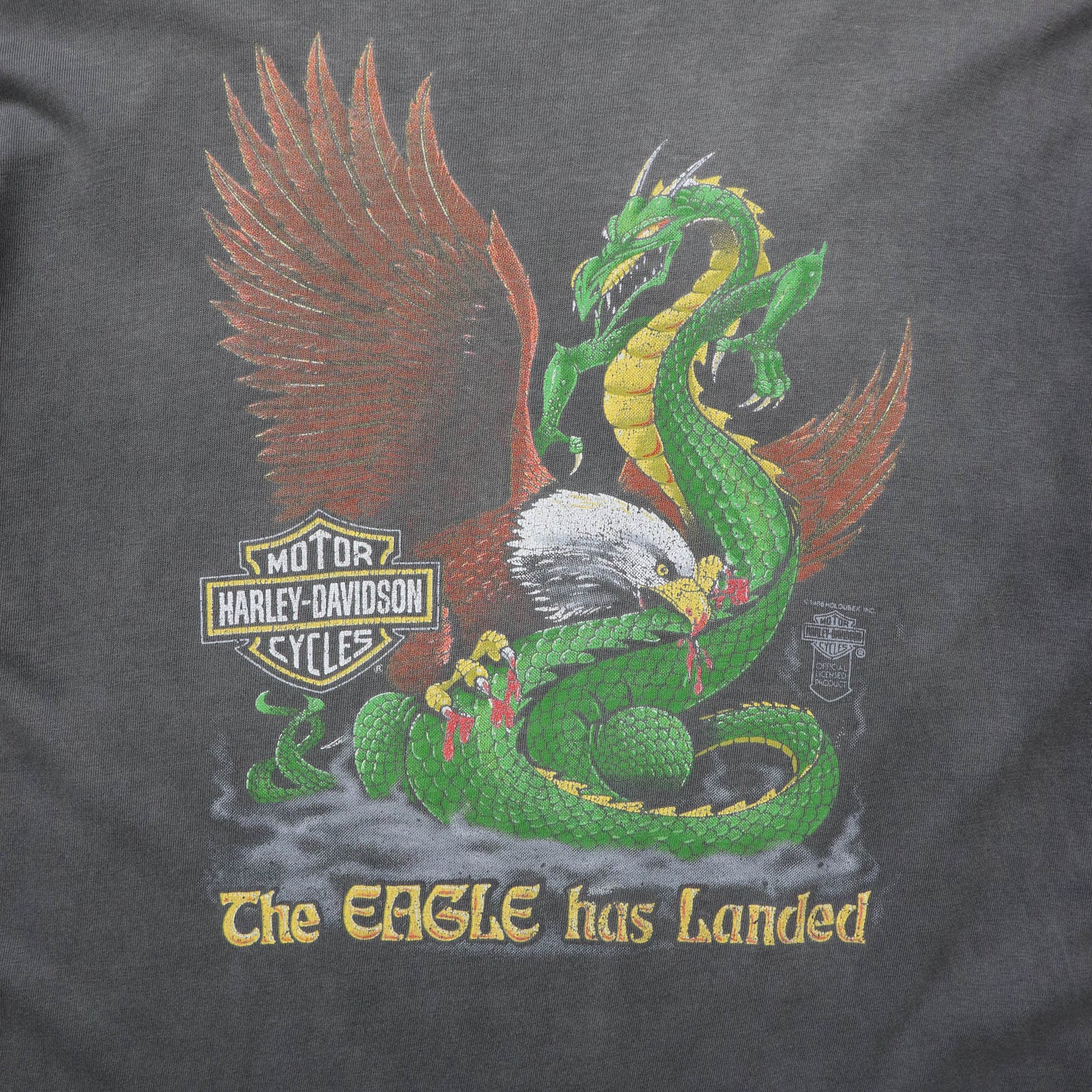 Harley Davidson 'The Eagle Has Landed' Tee - 1986 (XXL)