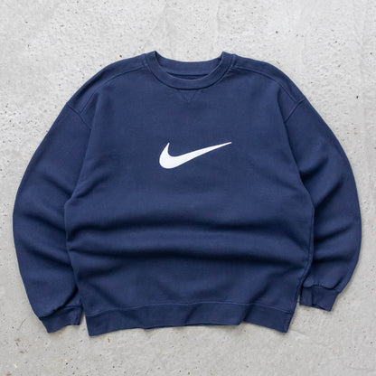 Nike Big Swoosh Embroidered Sweatshirt - 90s (L)