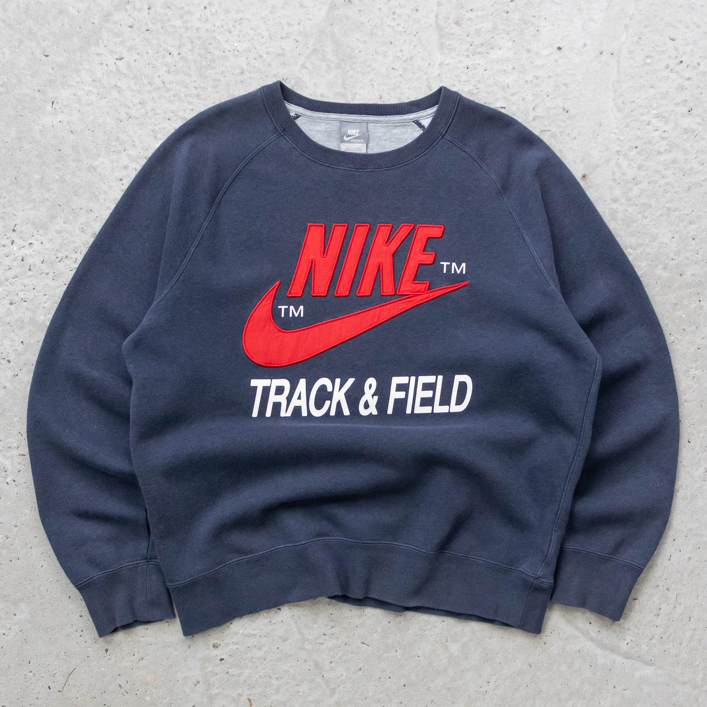 Nike Track & Field Big Swoosh Sweatshirt - 2000s (L)