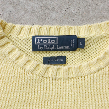 Polo Ralph Lauren Knit Sweater - 90s (L)