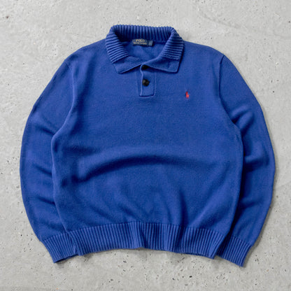 Polo Ralph Lauren Collared Knit Sweater - 2000s (L)