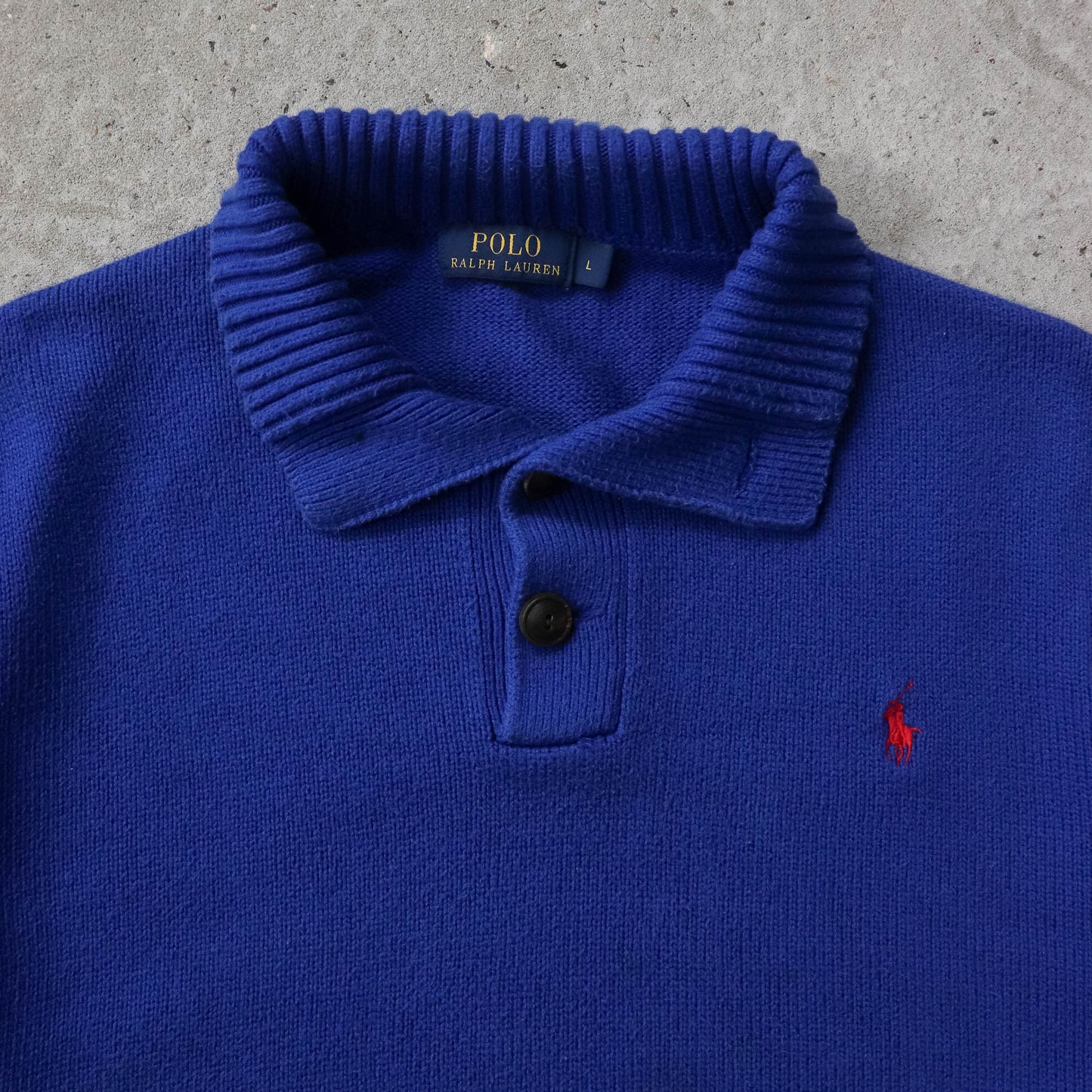 Polo Ralph Lauren Collared Knit Sweater - 2000s (L)