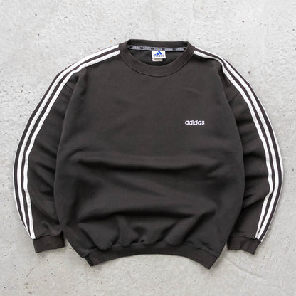 Adidas Spellout 3-Stripe Sweatshirt - 90s (L)