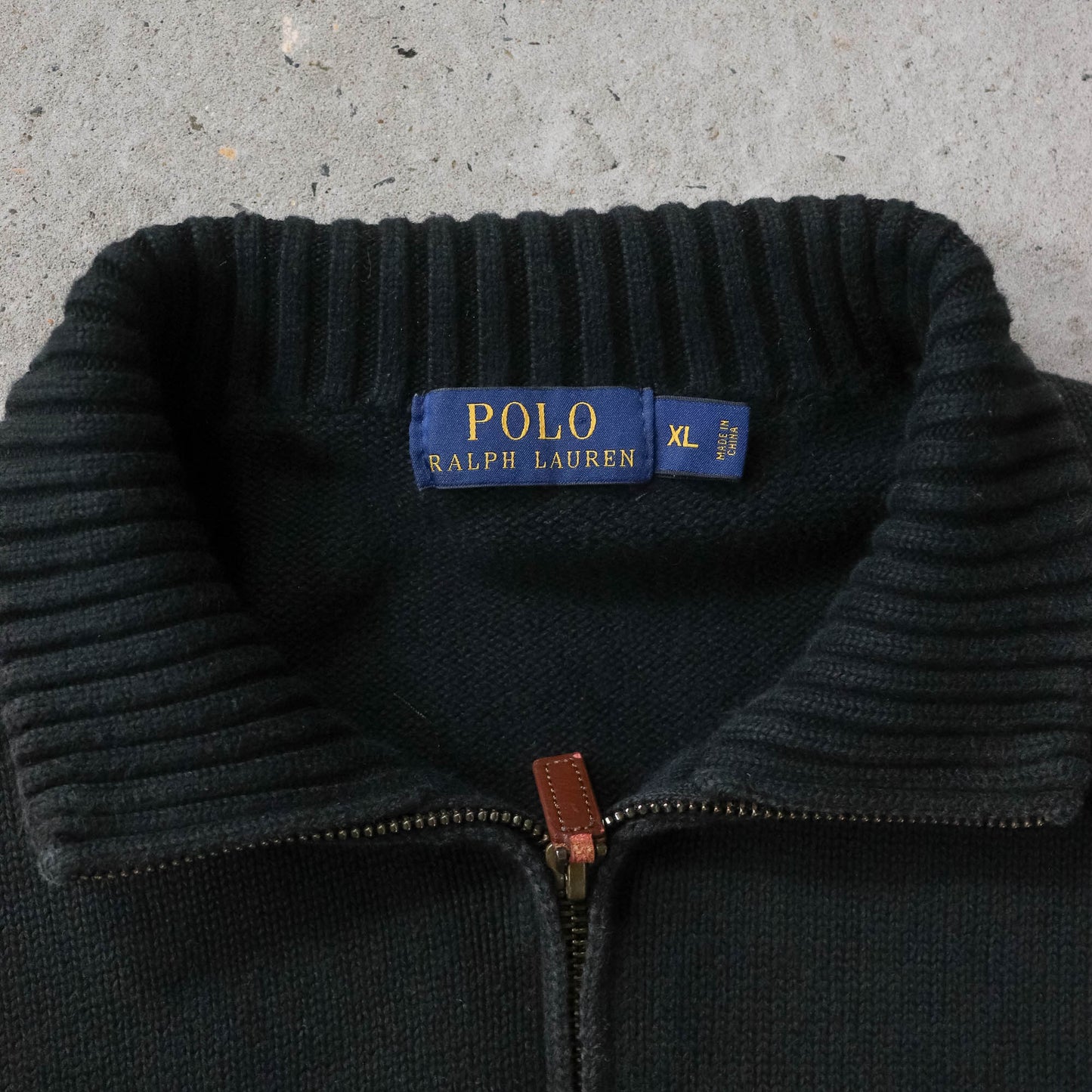 Polo Ralph Lauren 1/4 Zip Knit Sweater - 2000s (XL)
