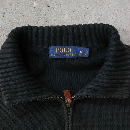 Polo Ralph Lauren 1/4 Zip Knit Sweater - 2000s (XL)