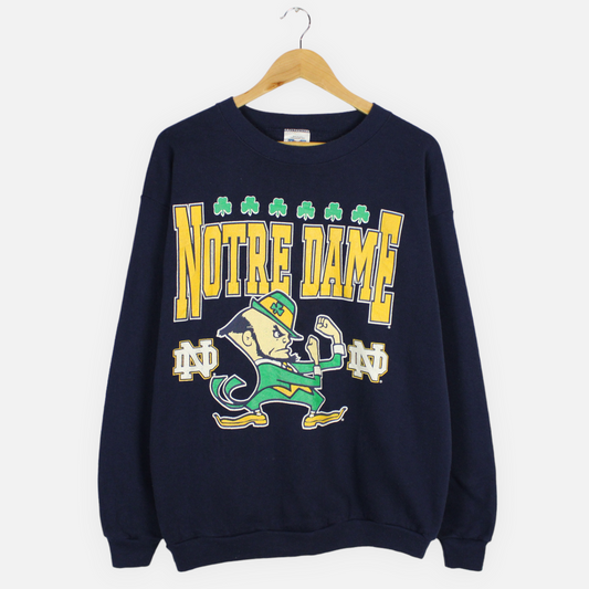 Vintage Notre Dame Fightin Irish NCAA Sweatshirt - L