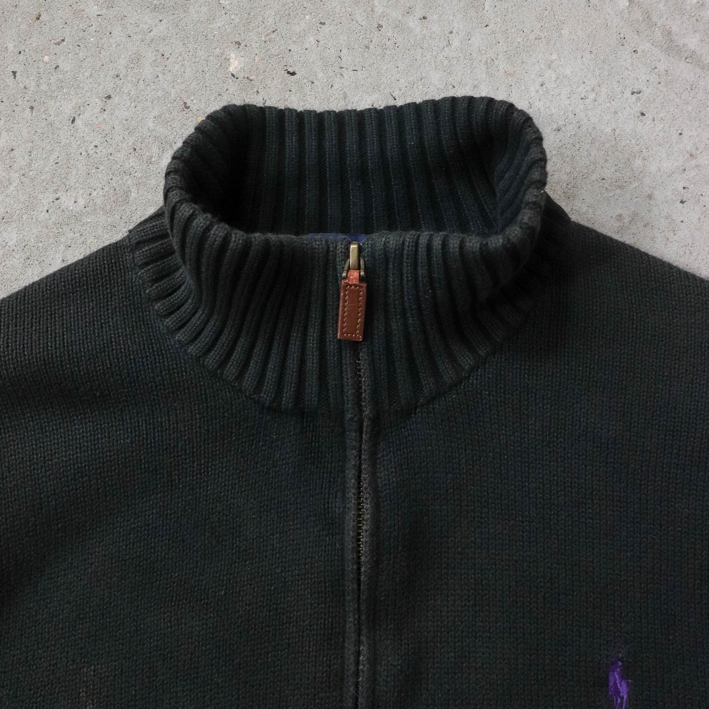 Polo Ralph Lauren 1/4 Zip Knit Sweater - 2000s (XL)