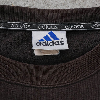Adidas Spellout 3-Stripe Sweatshirt - 90s (L)