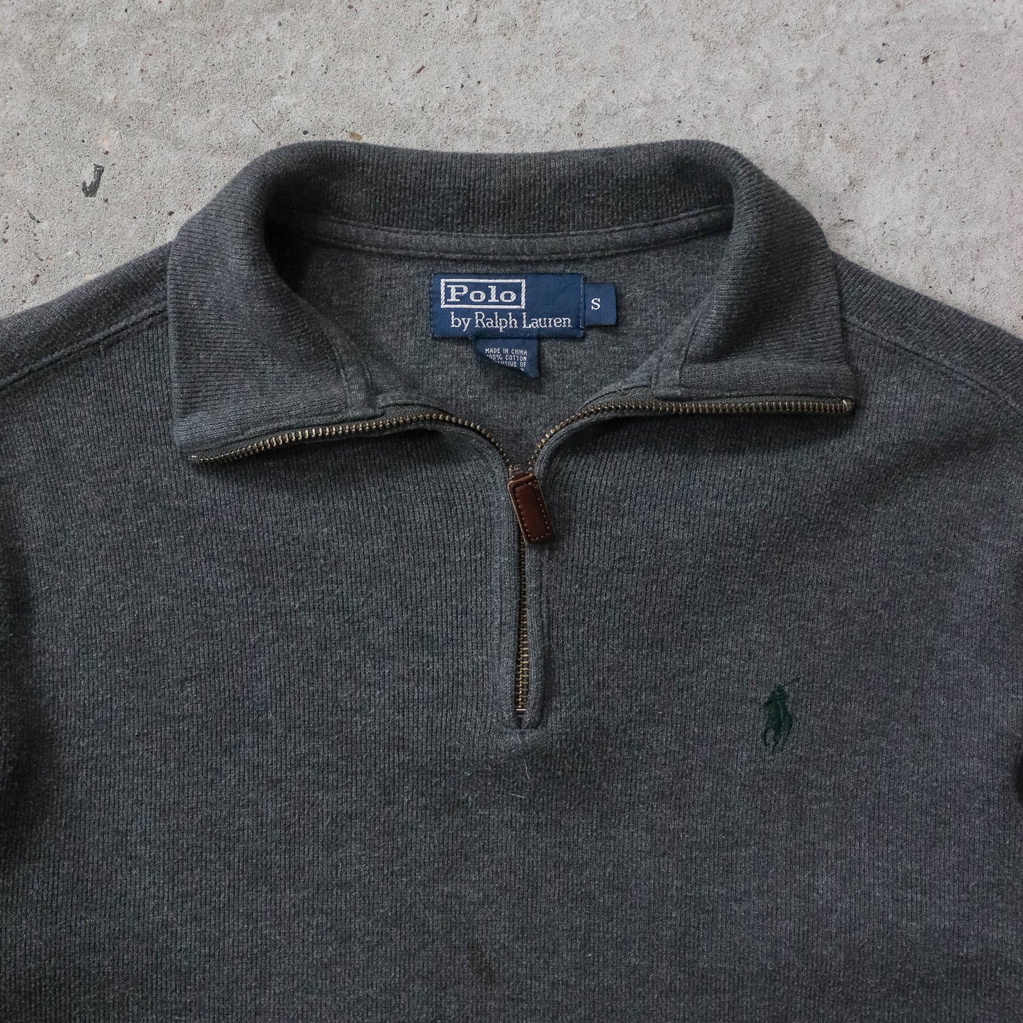 Polo Ralph Lauren 1/4 Zip Knit Sweater - 2000s (S)