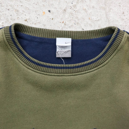 Nike Big Swoosh Embroidered Sweatshirt - 2000s (XL)