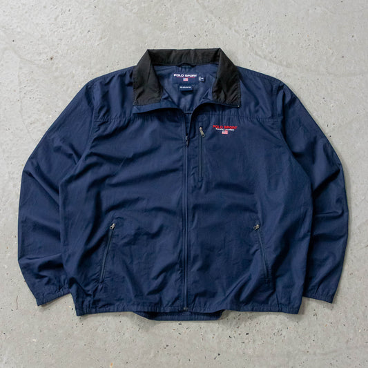 Polo Sport Spellout Packable Windbreaker Jacket - 90s (XXL)