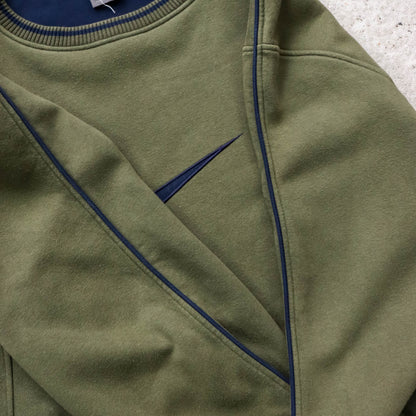 Nike Big Swoosh Embroidered Sweatshirt - 2000s (XL)