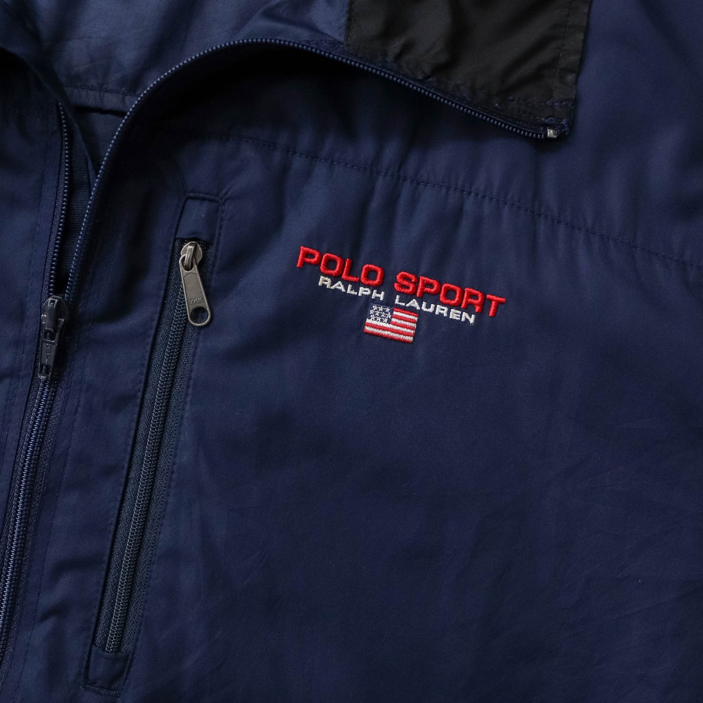 Polo Sport Spellout Packable Windbreaker Jacket - 90s (XXL)