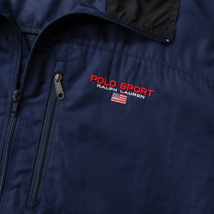 Polo Sport Spellout Packable Windbreaker Jacket - 90s (XXL)