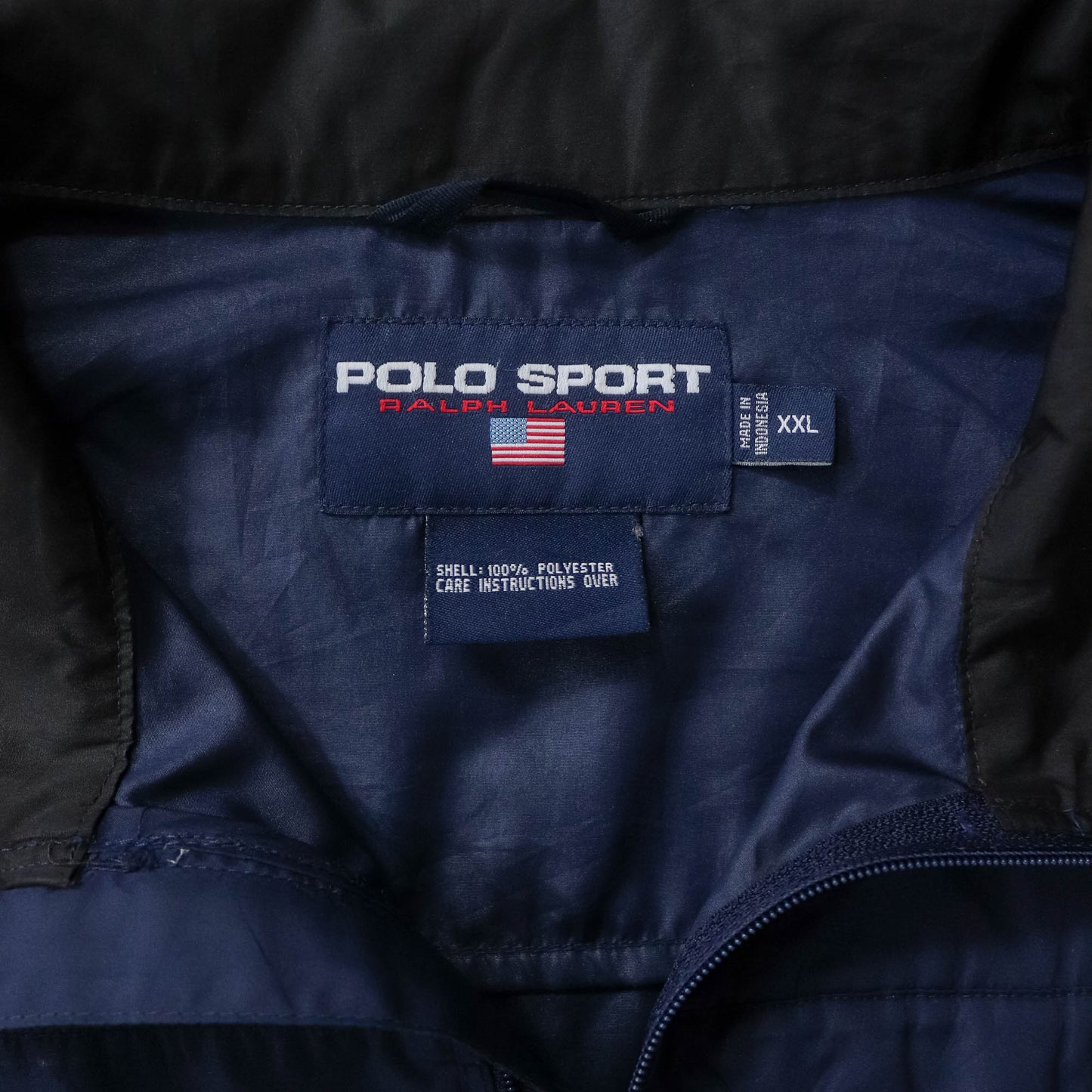 Polo Sport Spellout Packable Windbreaker Jacket - 90s (XXL)