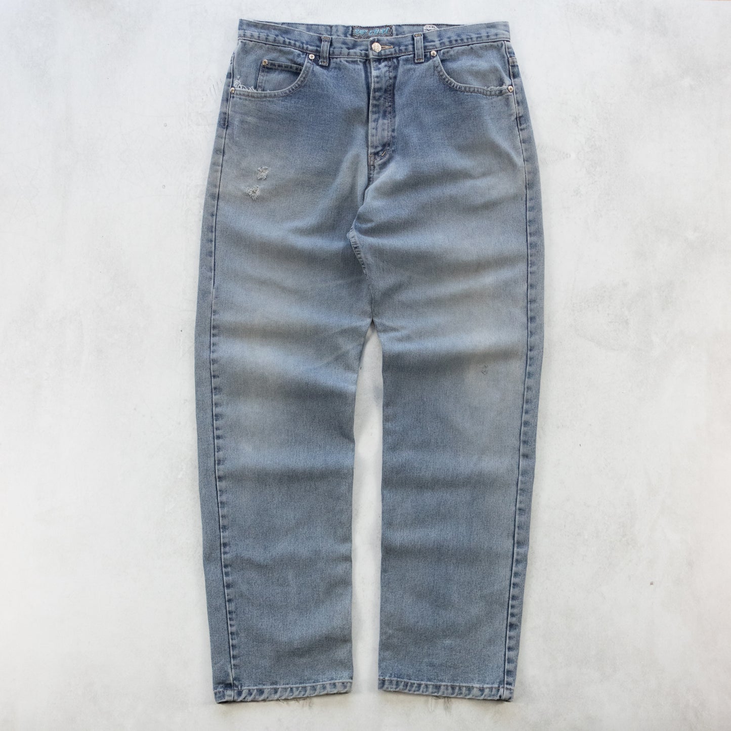 Vintage 90s Rip Curl Denim Jeans - 36x34