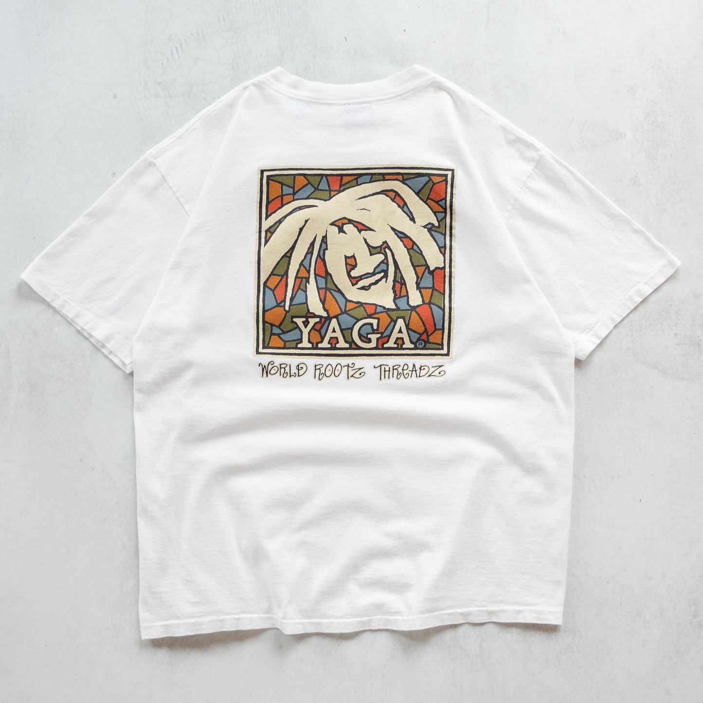 Vintage 90s Yaga World Rootz Tee - XL
