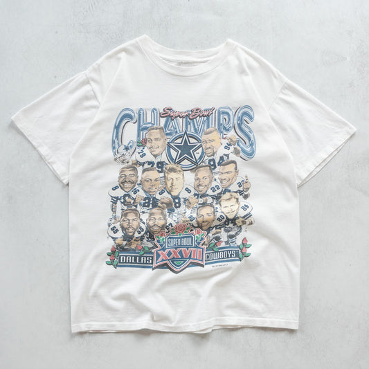 Vintage 1993 Dallas Cowboys Super Bowl Champions NFL Tee - M