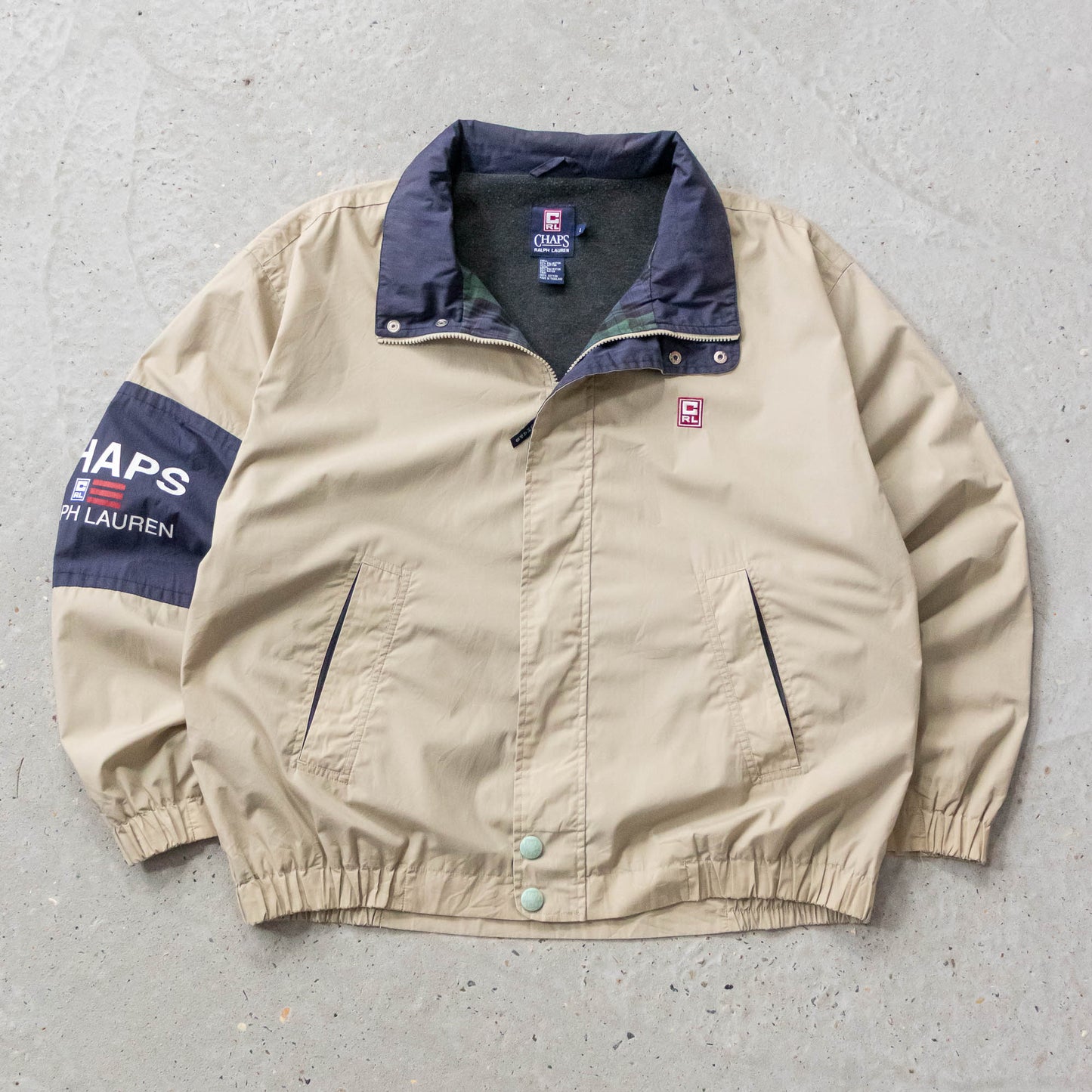 Chaps Ralph Lauren Sailing Windbreaker Jacket - 90s (L)