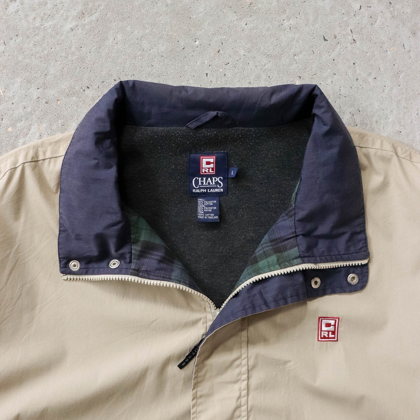 Chaps Ralph Lauren Sailing Windbreaker Jacket - 90s (L)