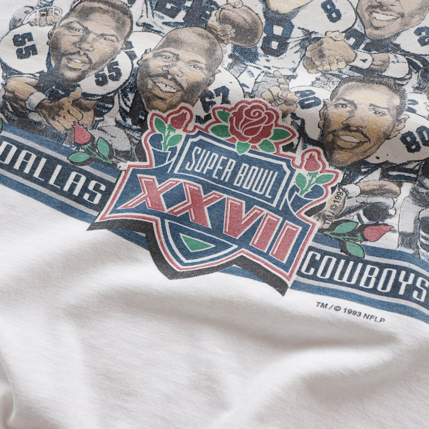 Vintage 1993 Dallas Cowboys Super Bowl Champions NFL Tee - M